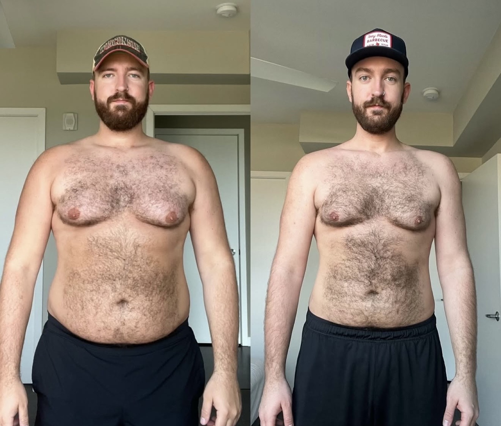 Client body transformation, before and after